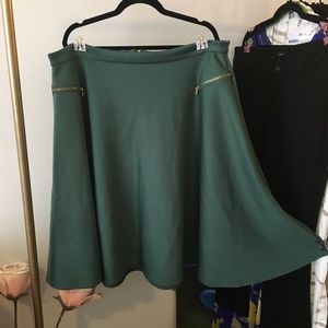 Eloquii Scuba Knit Circle Skirt